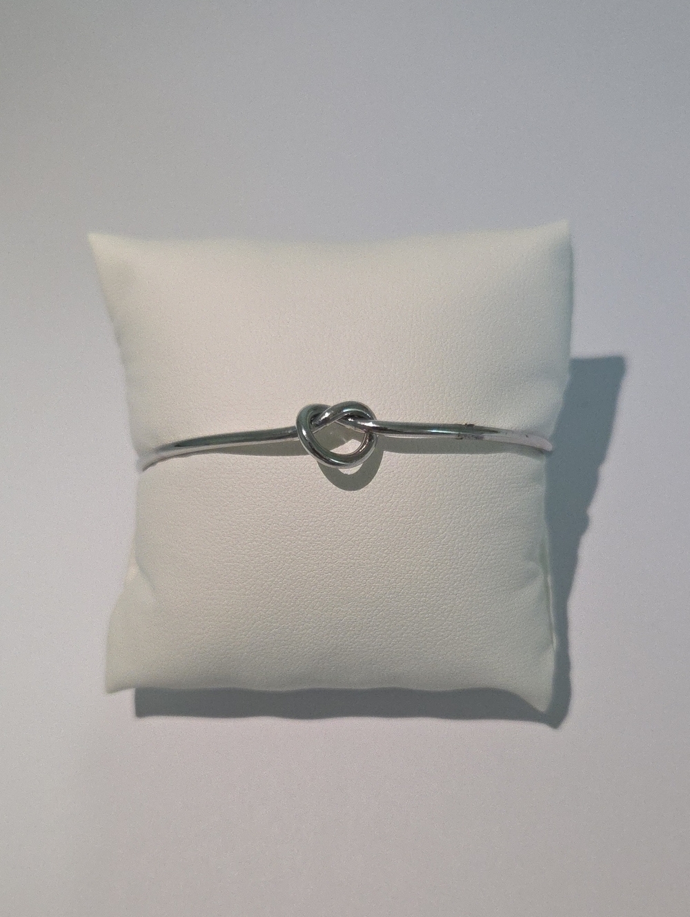 Silver Knot Cuff Bracelet - Women Jewelry